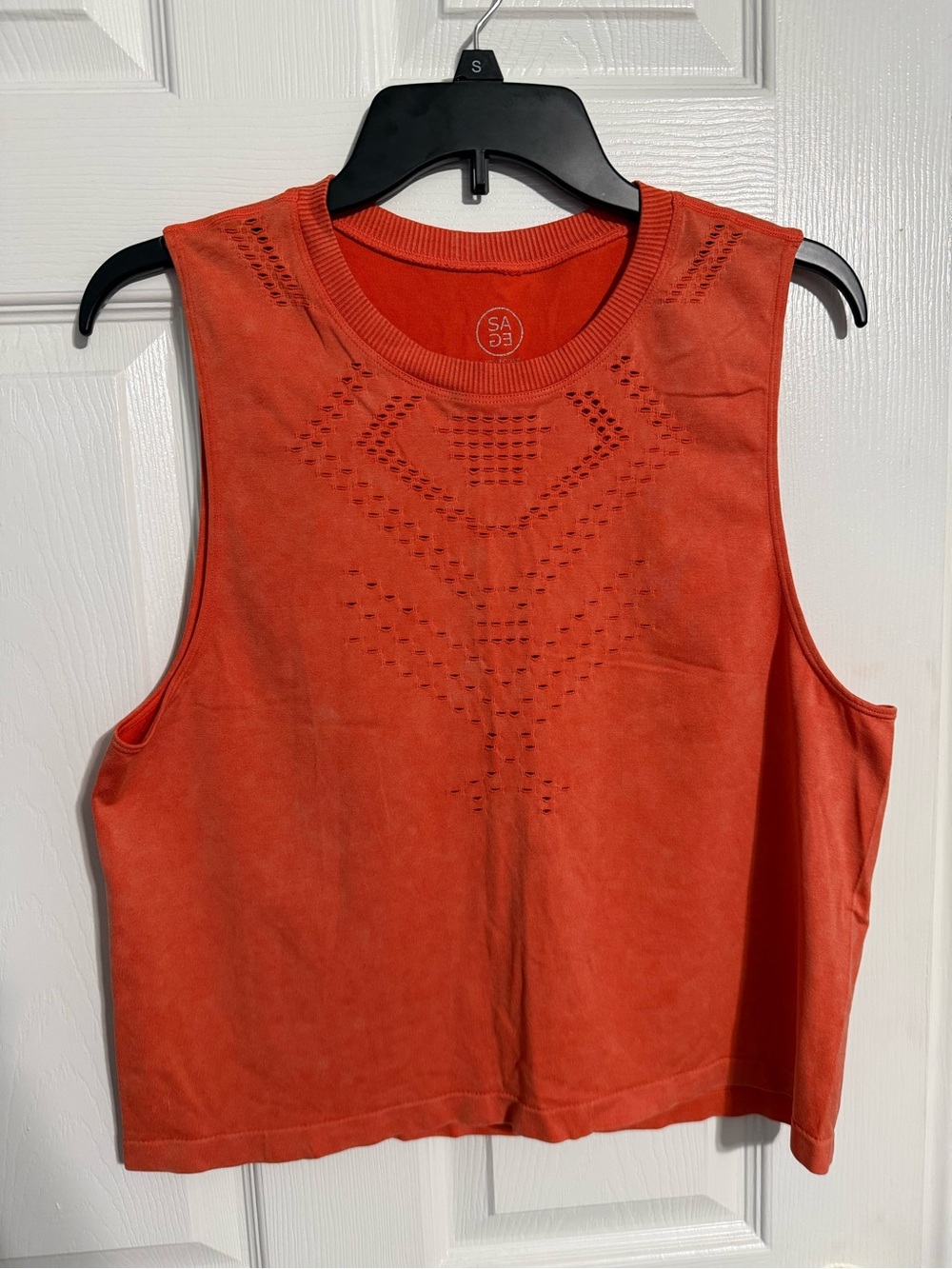 Sage Orange Tank Top